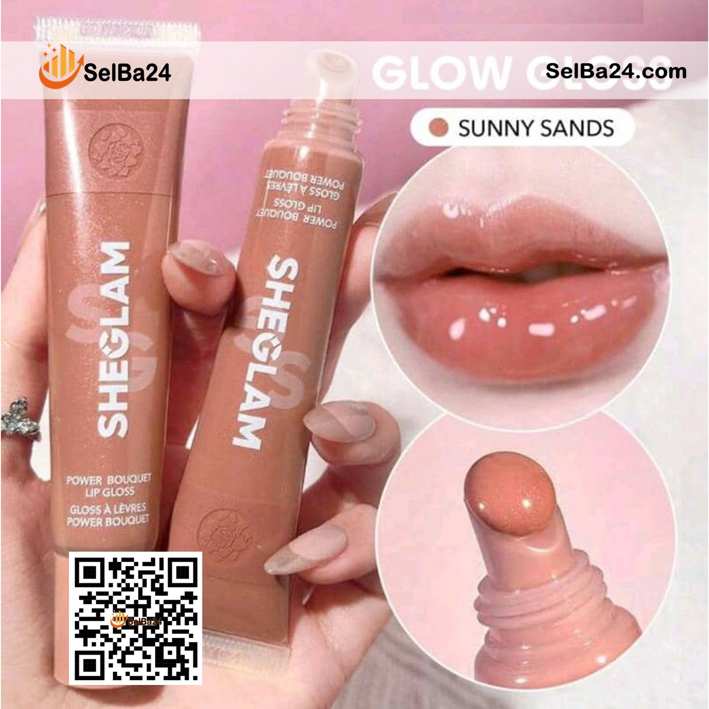 Brillo de Labios SHEGLAM – Power Bouquet Lip Gloss -6 tonos disponibles