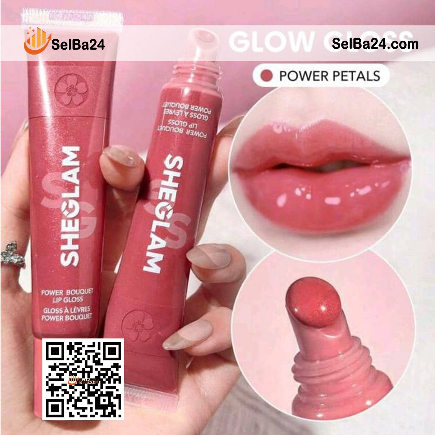 Brillo de Labios SHEGLAM – Power Bouquet Lip Gloss -6 tonos disponibles