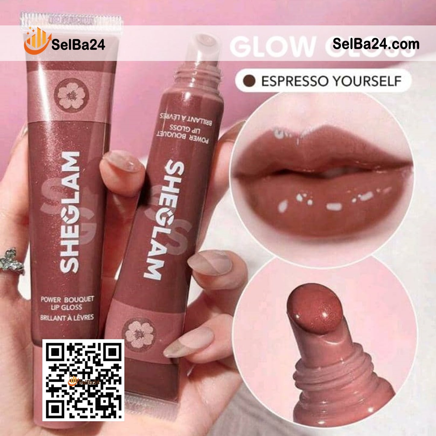 Brillo de Labios SHEGLAM – Power Bouquet Lip Gloss -6 tonos disponibles