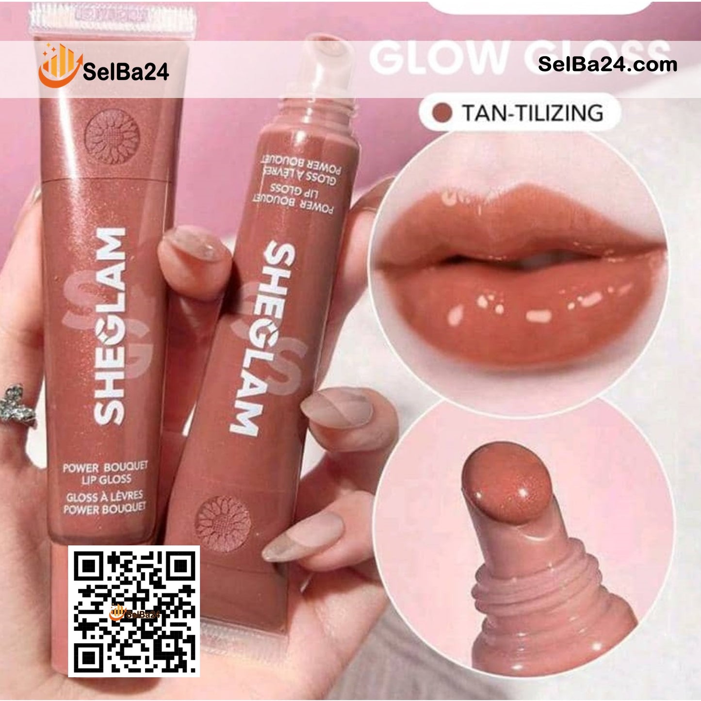 Brillo de Labios SHEGLAM – Power Bouquet Lip Gloss -6 tonos disponibles