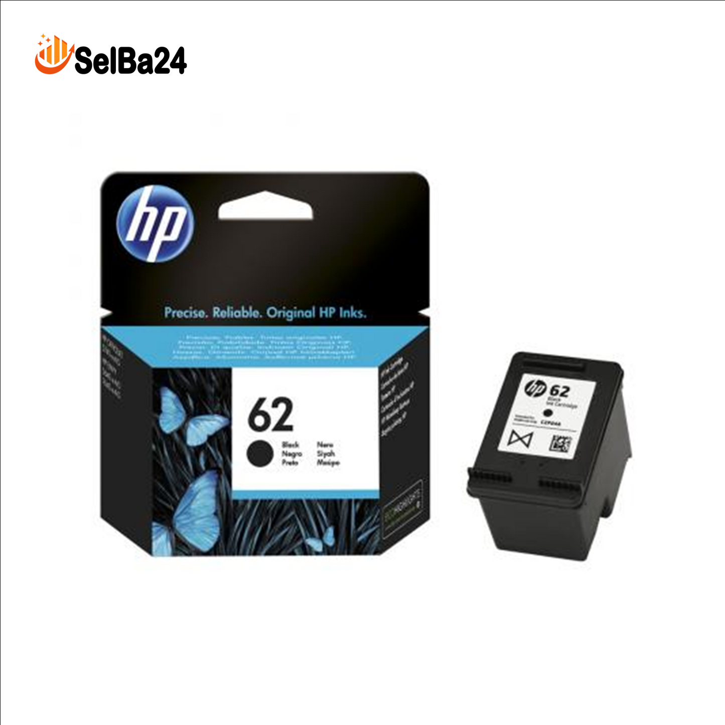 Cartuchos Originales HP 62 – Negro y Color-Compatibles impresoras HP ENVY 5640