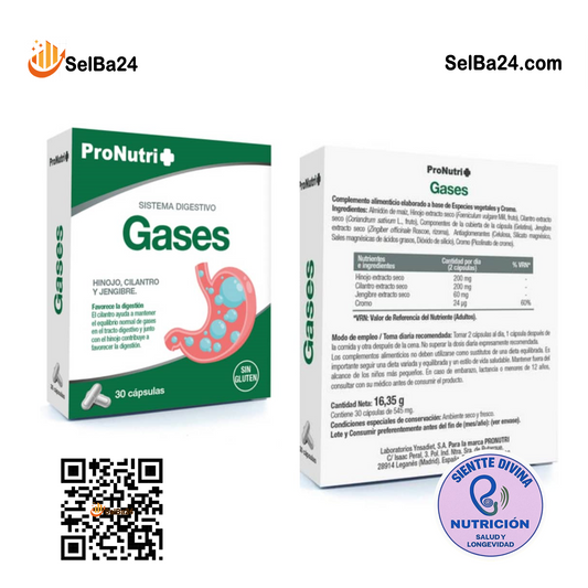 Sistema Digestivo GASES – Hinojo, Cilantro y Jengibre