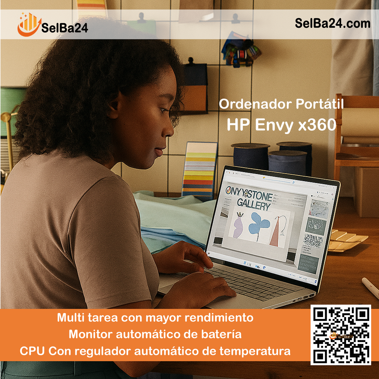 Ordenador Portatil-HP Envy x360 OmniBook X – Potencia, Estilo y Versatilidad
