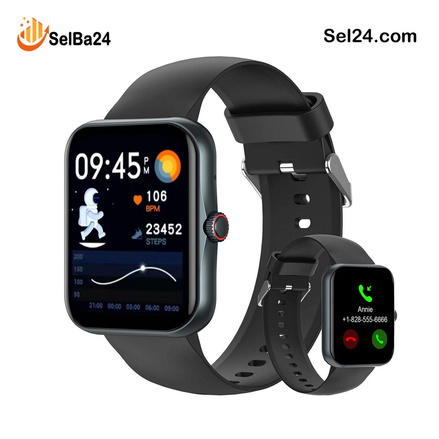 Smartwatch que Se Adapta a ti, pruebalo en color naranja
