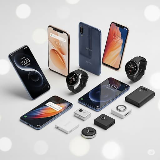 Teléfonos, smartwatch y accesorios