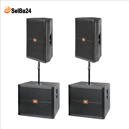 Sistema de Sonido Profesional JBL con Subwoofer – Potente, robusto y de alto rendimiento