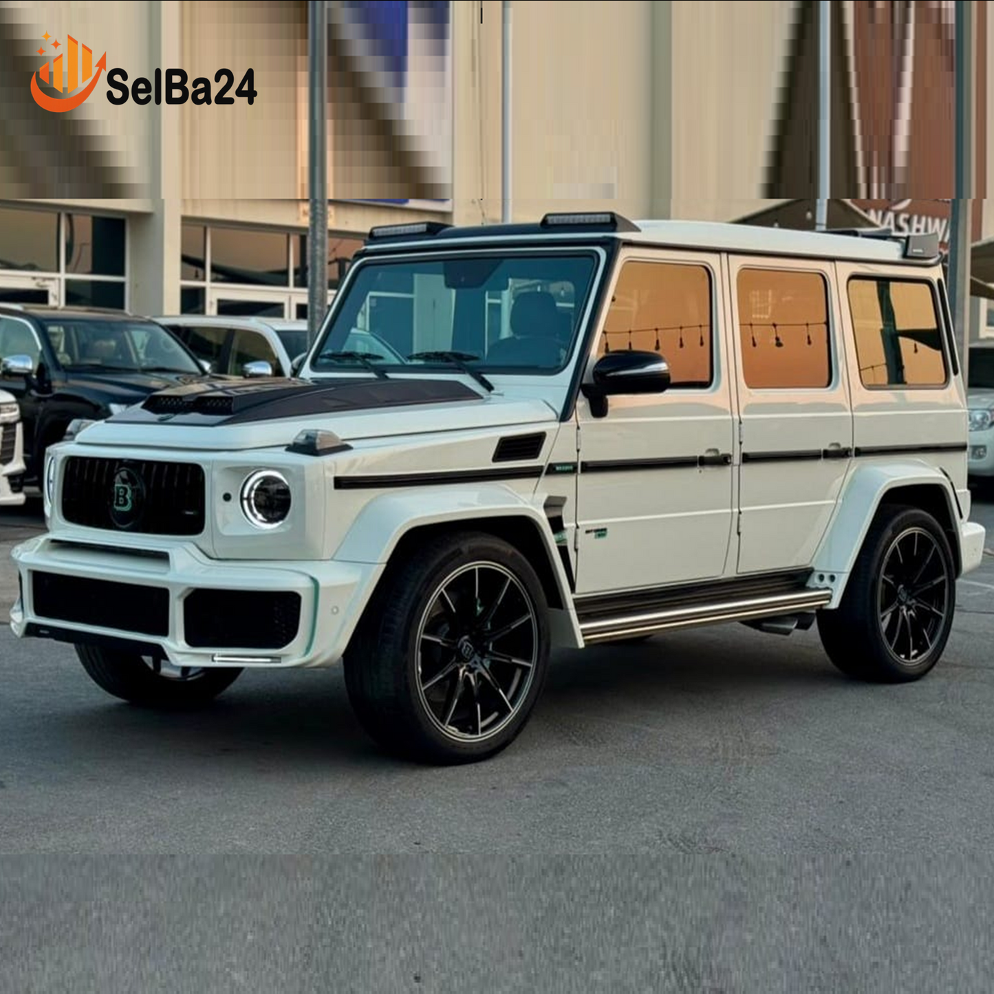 Mercedes G500 AMG Brabus-2014-Full Option-V8-Gasolina-4x4-automatico-interior rojo premium