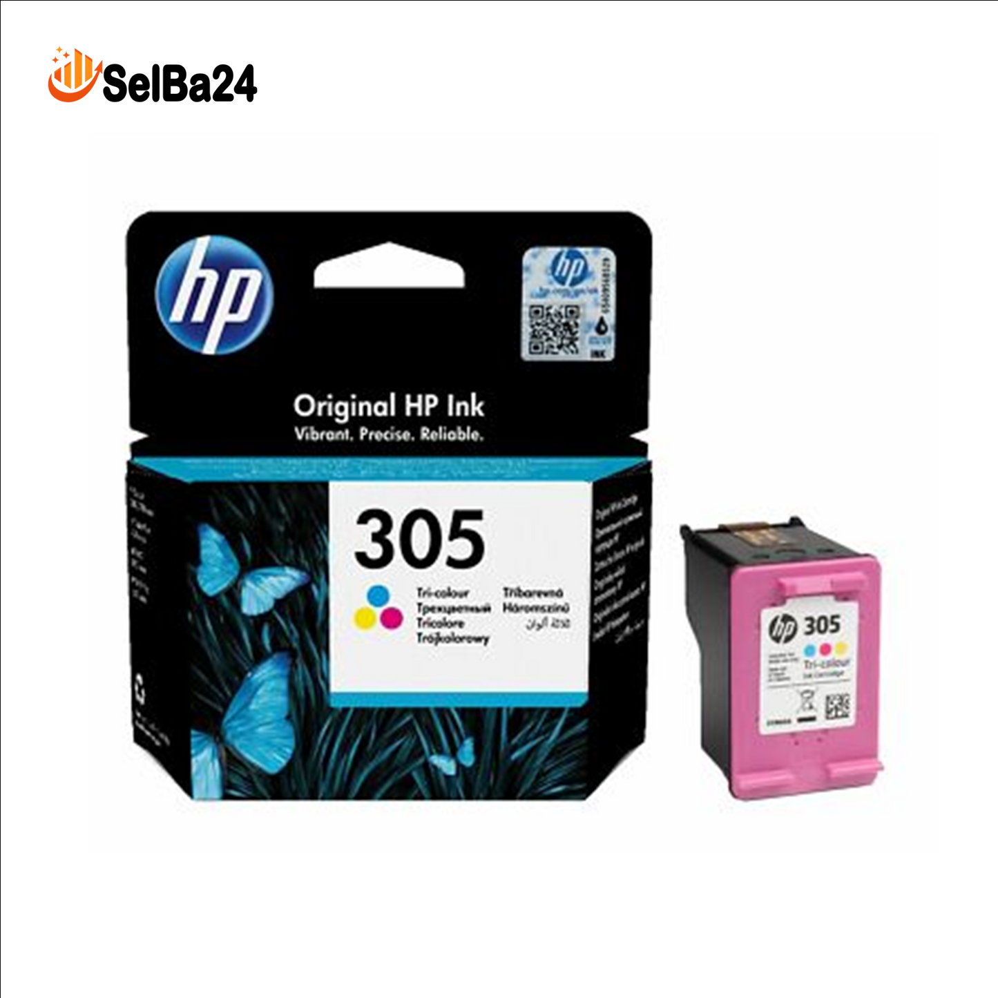 Cartuchos Originales HP 305 – Negro y Color-Compatibles con HP DeskJet 2720