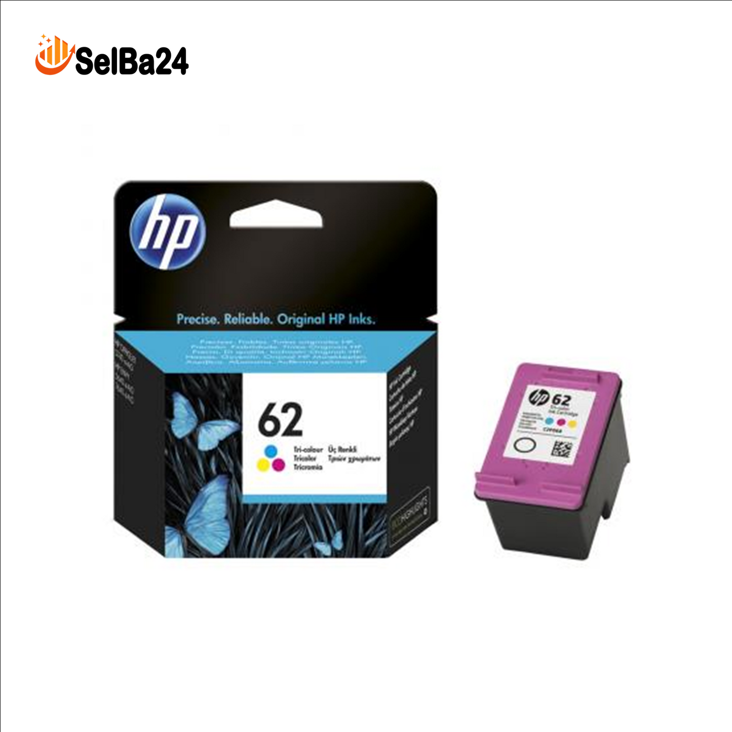 Cartuchos Originales HP 62 – Negro y Color-Compatibles impresoras  HP ENVY 5640
