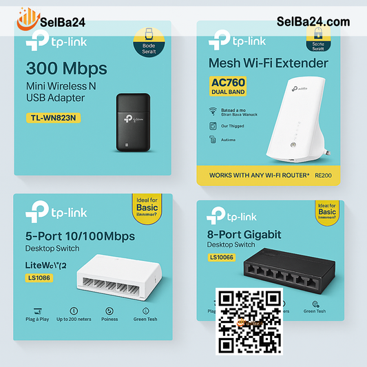 Dispositivos de Conexión y extension de Wi-Fi en Casa y Oficina
