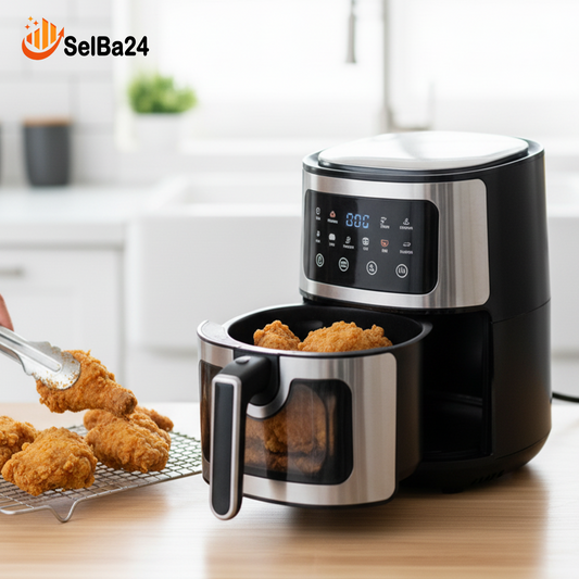 Freidora Electrica Silver Crest 10 L – Cocina Saludable y sin Aceite