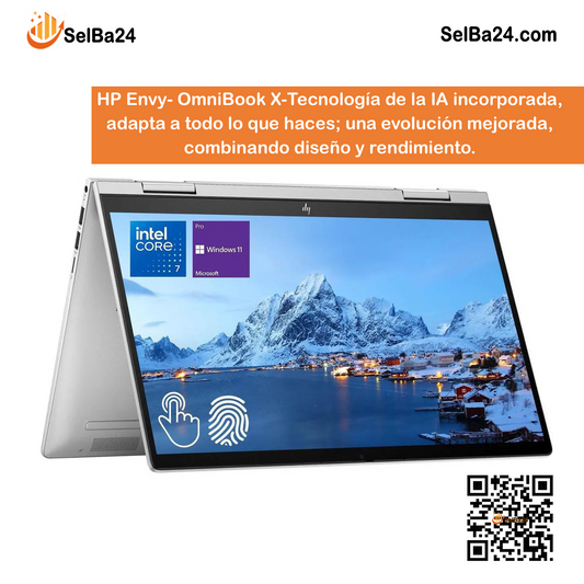 Ordenador Portatil-HP Envy x360 OmniBook X – Potencia, Estilo y Versatilidad