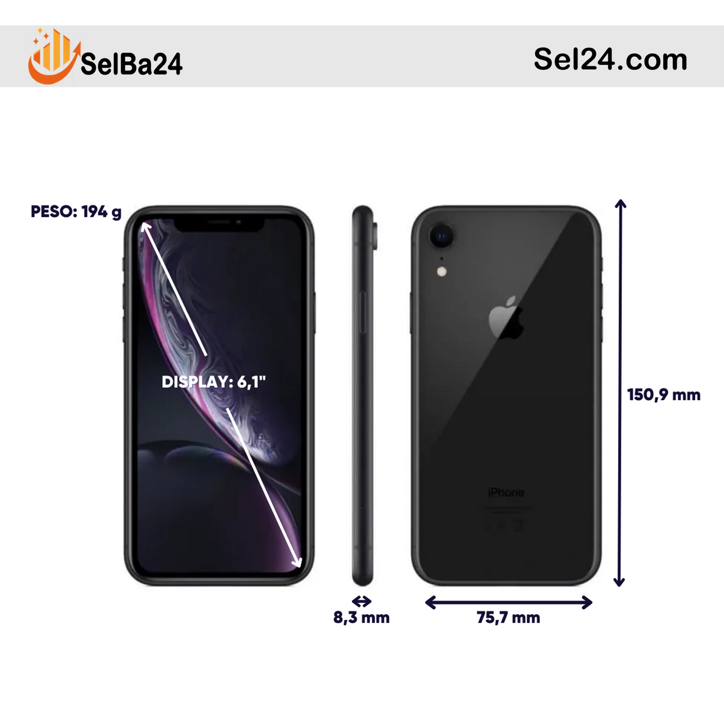 IPhone XR Reacondicionado Nuevo- Color, Potencia y estilo