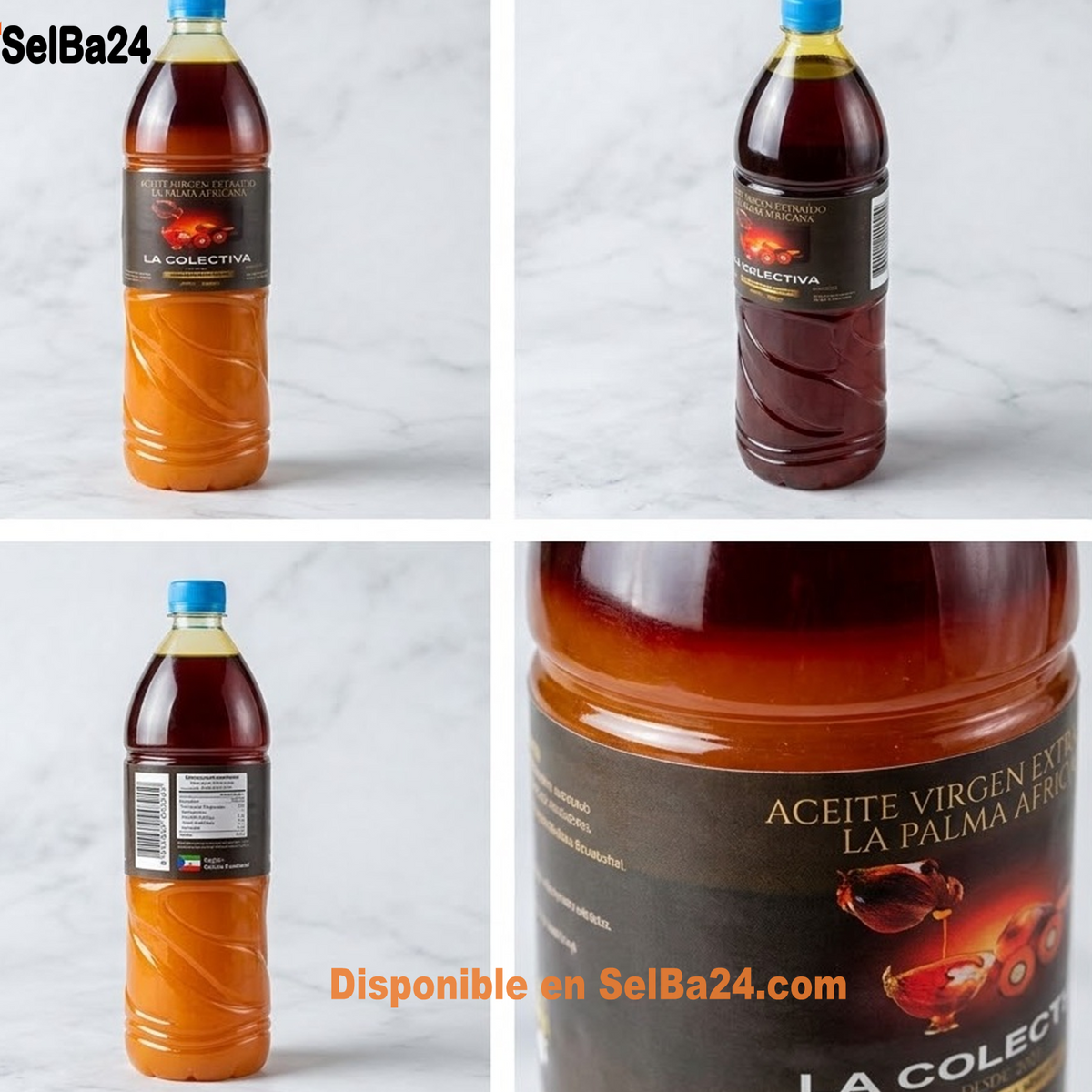 Aceite de Palma Rojo Virgen Extra Sin Refinar -LA COLECTIVA – 100 % Natural | 1500 ml