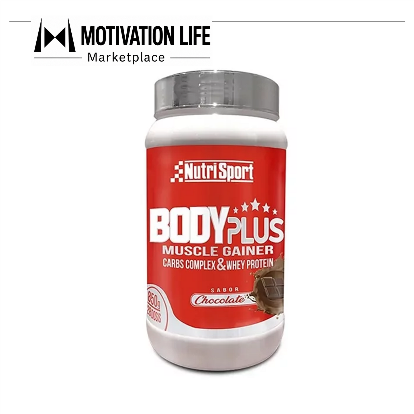 Ganador-definición muscular- Nutrisport Body Plus – 850 g, Batido Weight Gainer