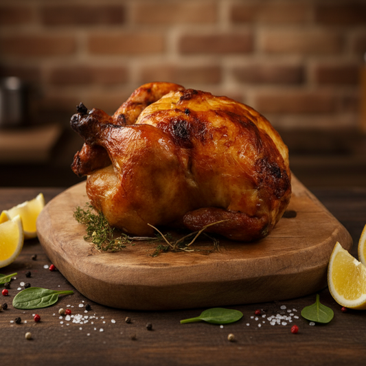 Pollo entero al horno