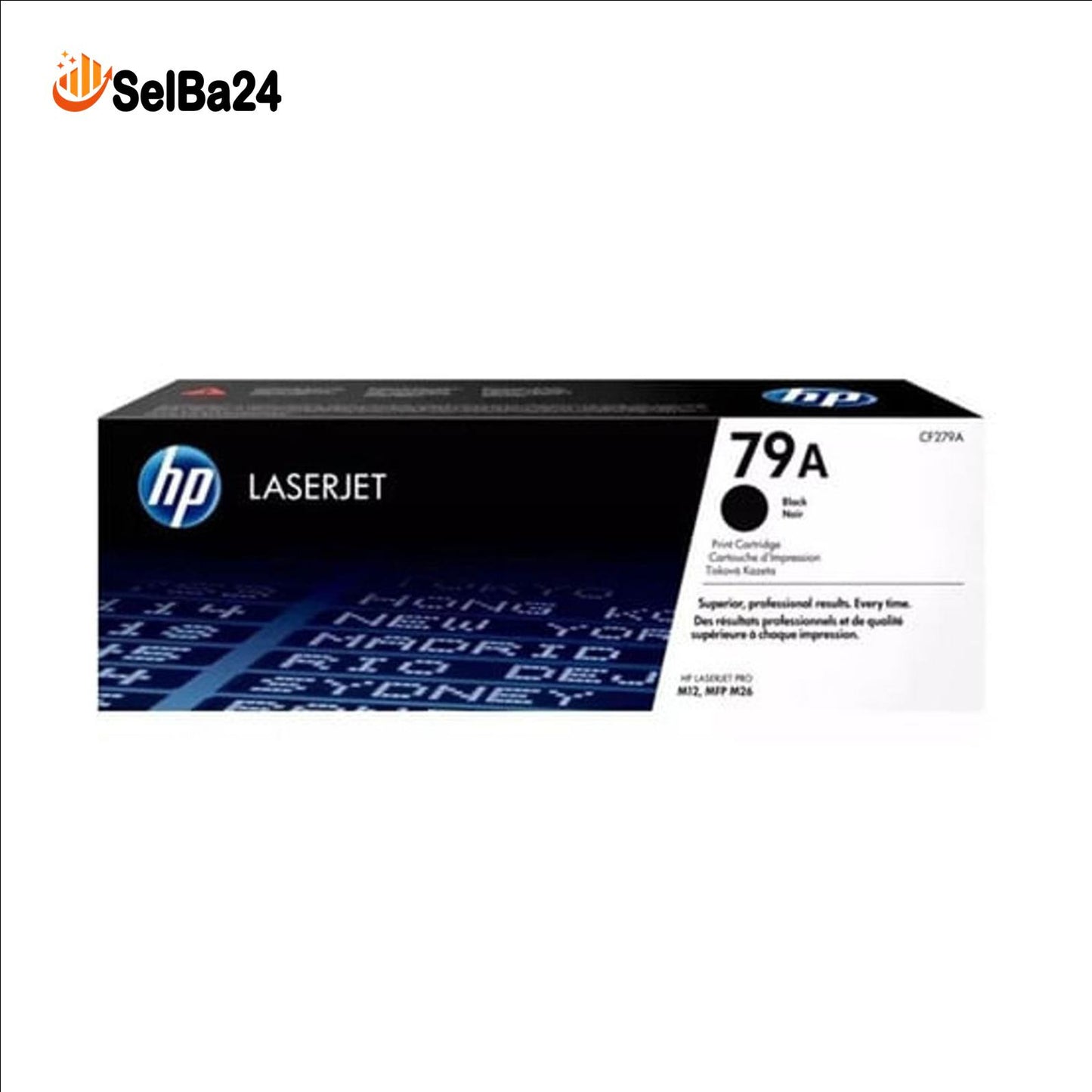 Tóner Original HP 79A – Negro-Compatible con impresoras  HP LaserJet M12a