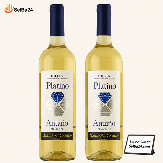 Vino Rioja Platino Antaño Blanco Semidulce – Dulzura y Frescura en Equilibrio
