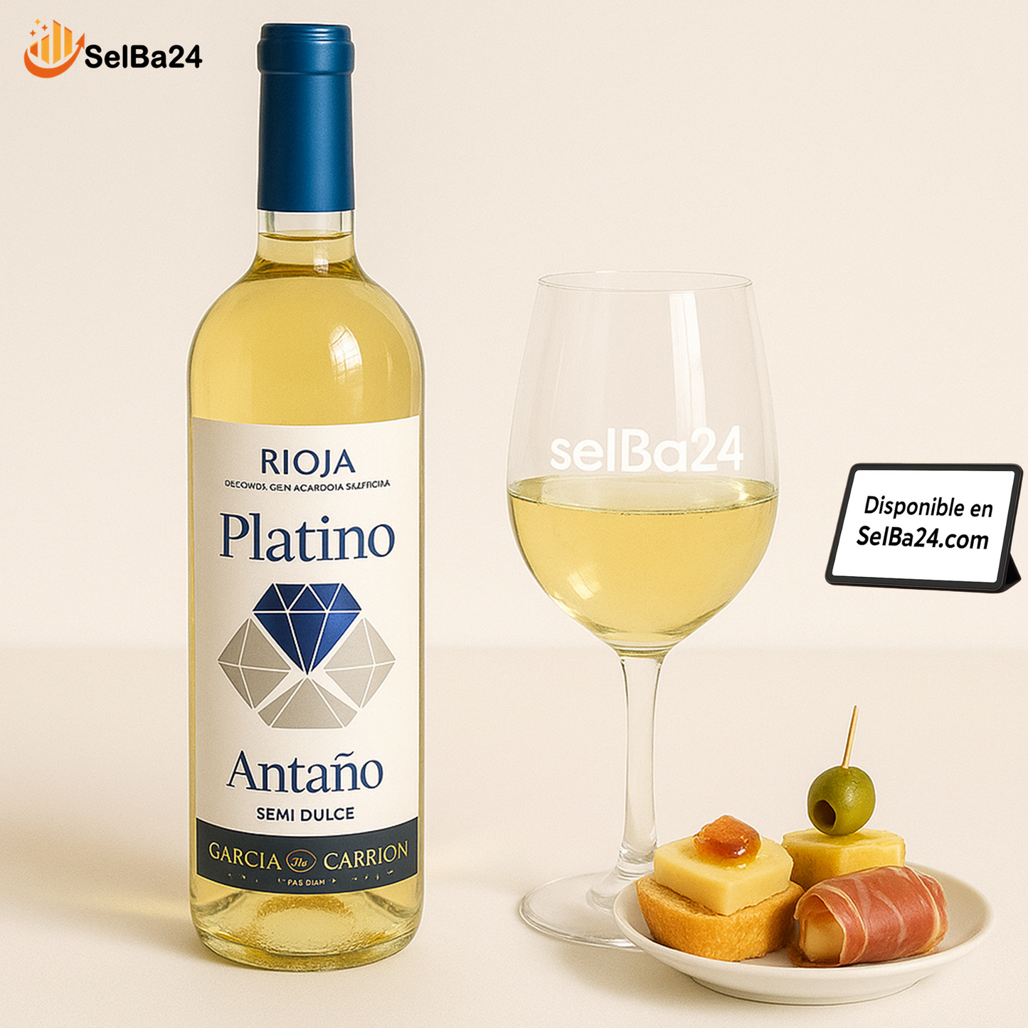 Vino Rioja Platino Antaño Blanco Semidulce – Dulzura y Frescura en Equilibrio