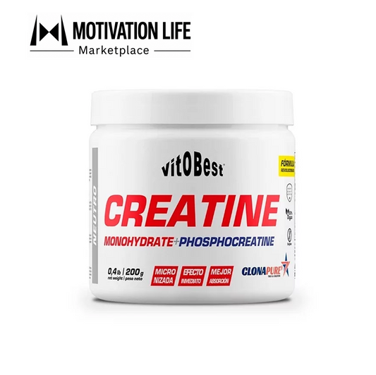 Creatina Monohidrato + Phosphocreatine – 200 g- Vitobest