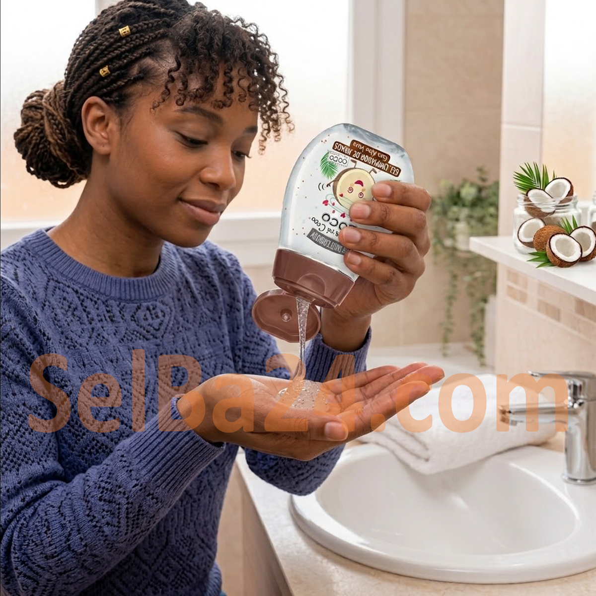 Gel Limpiador de Manos Sin Aclarado con Aloe Vera – Coco | The Fruit Company