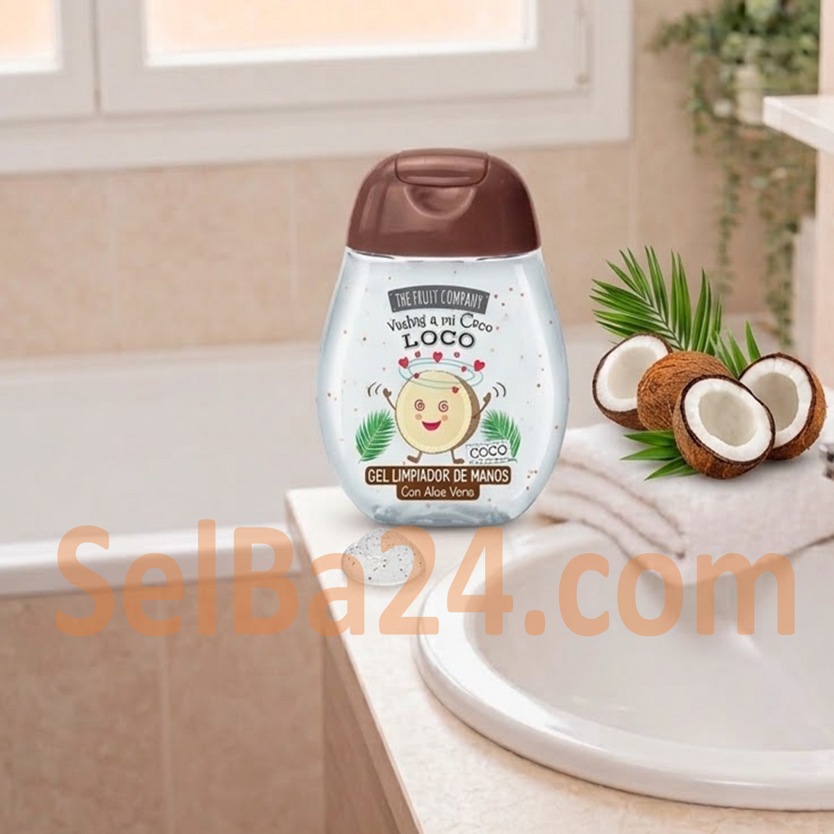 Gel Limpiador de Manos Sin Aclarado con Aloe Vera – Coco | The Fruit Company