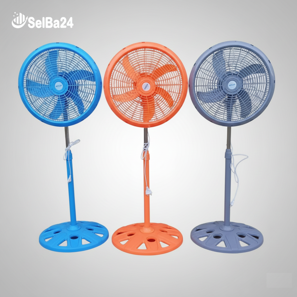 Ventilador Eléctrico 100% Plástico – Ligero, seguro y eficiente