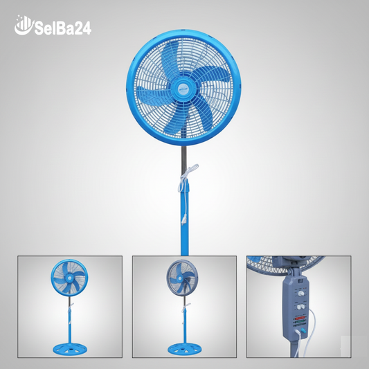 Ventilador Eléctrico 100% Plástico – Ligero, seguro y eficiente