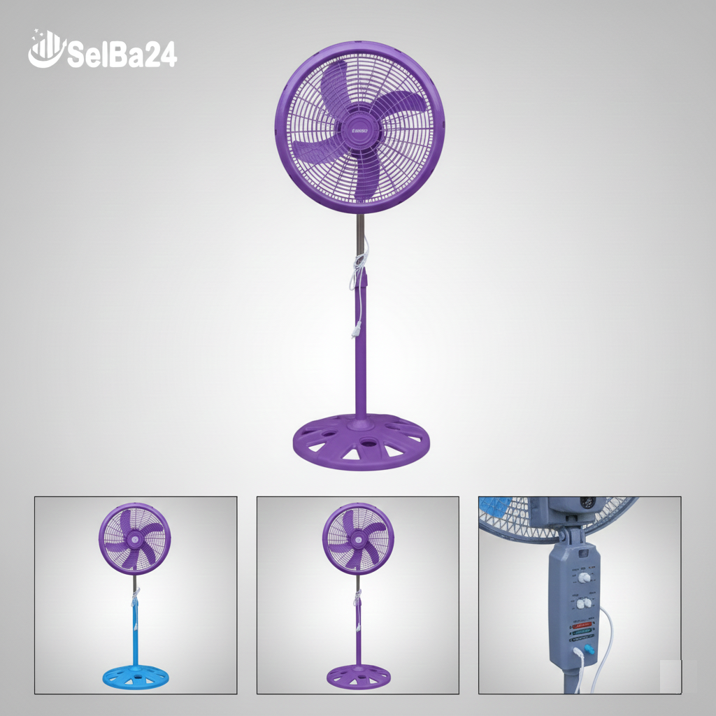 Ventilador Eléctrico 100% Plástico – Ligero, seguro y eficiente