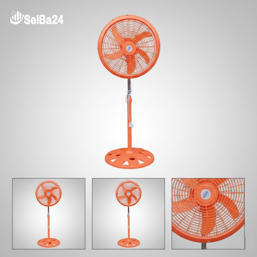 Ventilador Eléctrico 100% Plástico – Ligero, seguro y eficiente